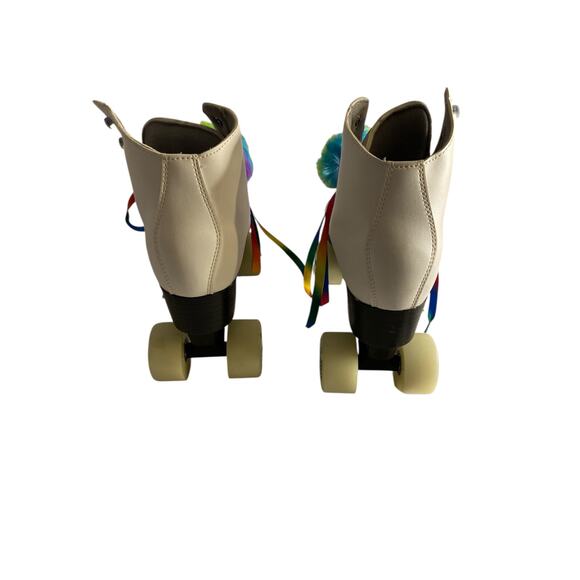 Retro Rainbow Light-Up Roller Skates EPIC White Size 6 - Picture 6 of 8